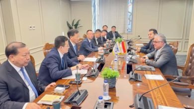 رئيس اقتصادية قناة السويس يستقبل وفد اتحاد الصناعة والتجارة بمقاطعة جيانجسو الصينية JSFIC