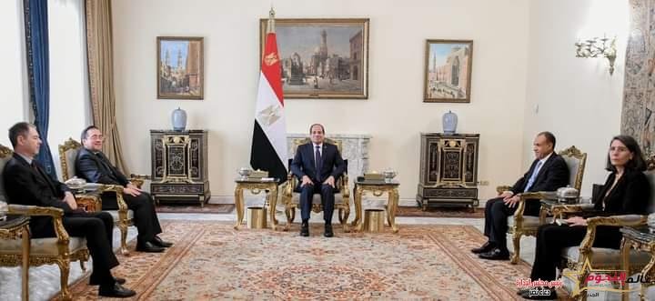 الرئيس السيسي يستقبل وزير الخارجية والاتحاد الأوروبي والتعاون الإسباني والوفد المرافق له 2 الرئيس السيسي يستقبل وزير الخارجية والاتحاد الأوروبي والتعاون الإسباني والوفد المرافق له