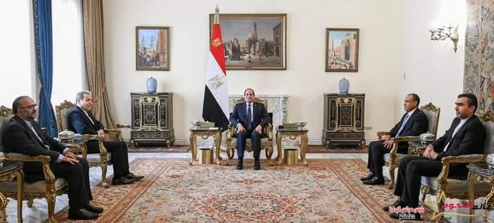 الرئيس السيسي يستقبل وزير الخارجية الإيراني عباس عراقجي 2 الرئيس السيسي يستقبل وزير الخارجية الإيراني عباس عراقجي
