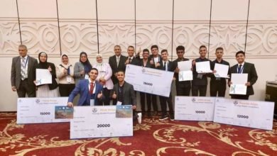 وزير التربية والتعليم يهنئ طلاب مدارس STEM الفائزين في مسابقة "Young Water Inventors" ضمن فعاليات أسبوع القاهرة للمياه  