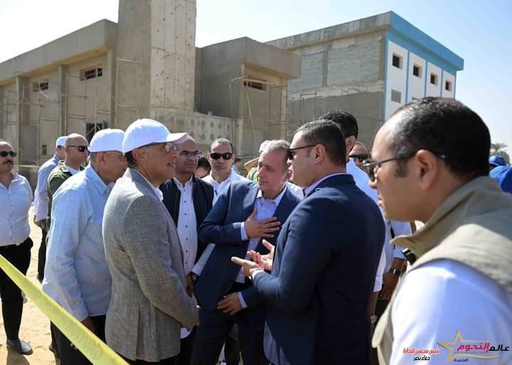 رئيس الوزراء يتفقد محطة مياه "العدوة" ضمن مشروعات المرحلة الأولى من المبادرة الرئاسية "حياة كريمة"