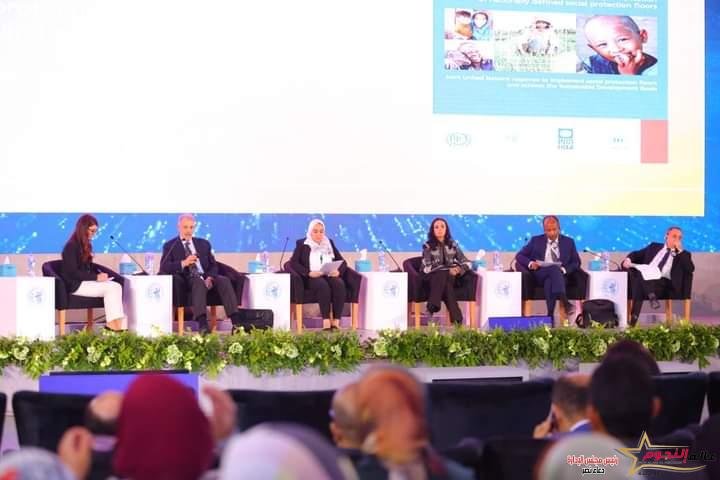 وزيرة التضامن الاجتماعي تشارك في جلسة تحت عنوان " ما وراء التفاوت في الدخل.. إعادة تشكيل استراتيجيات النمو من أجل أنظمة حماية اجتماعية أقوى وأكثر شمولاً"