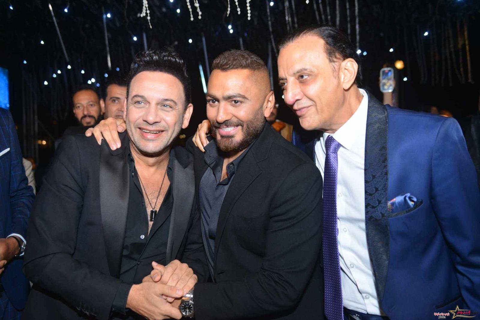 مصطفى قمر ونجوم الفن في حفل زفاف إبنة علاء مرسي .. صور