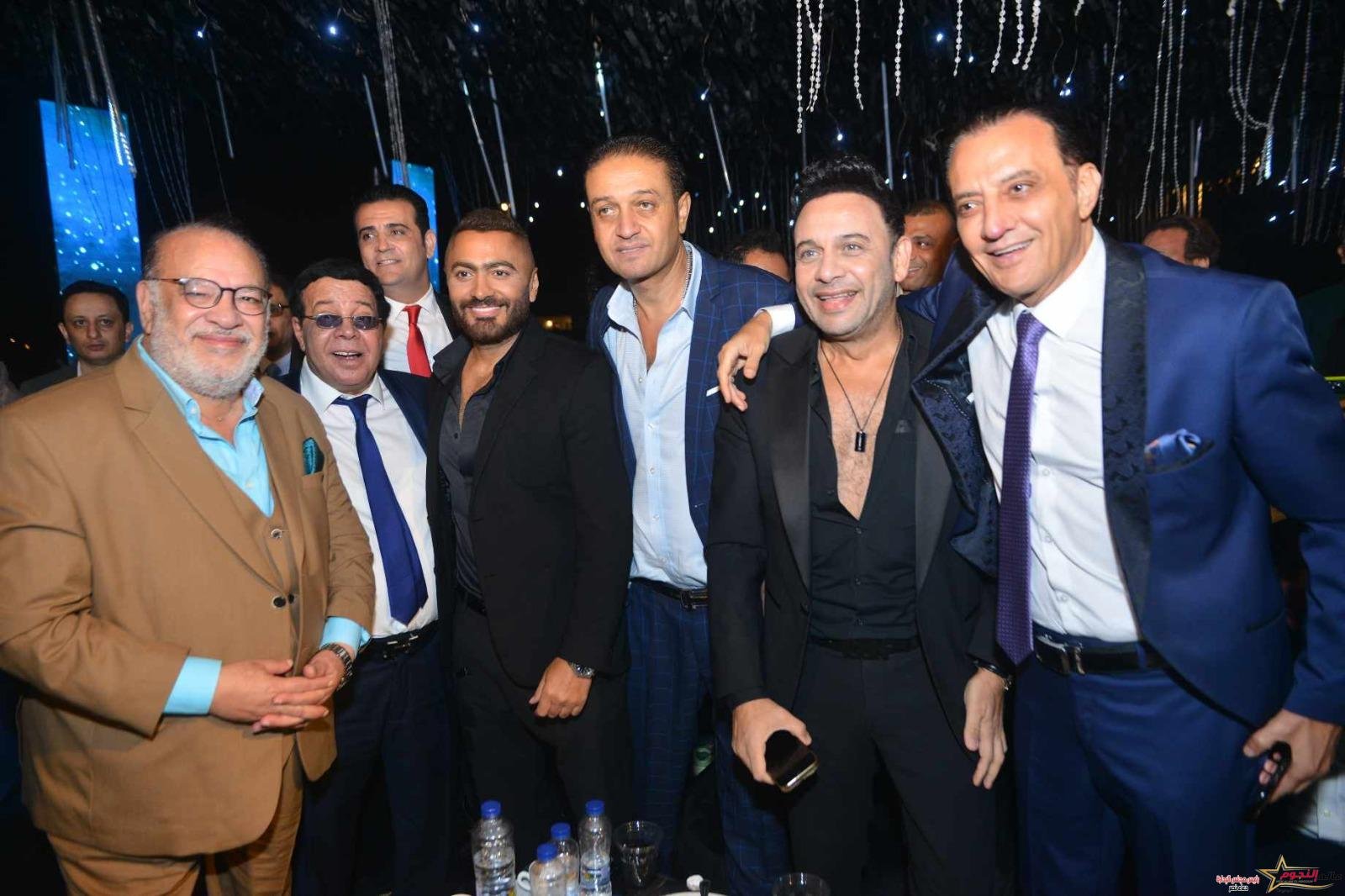 مصطفى قمر ونجوم الفن في حفل زفاف إبنة علاء مرسي .. صور