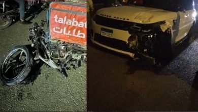حبس نجل زوجة الشيف الشربيني في واقعة دهس عامل دليفري بالشيخ زايد