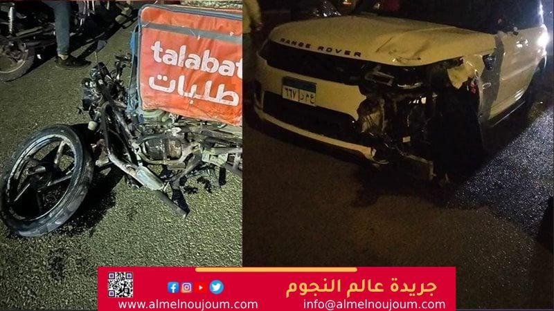 حبس نجل زوجة الشيف الشربيني في واقعة دهس عامل دليفري بالشيخ زايد