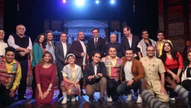 وزير الثقافة يشهد العرض المسرحي "مش روميو وجوليت" بالمسرح القومي 