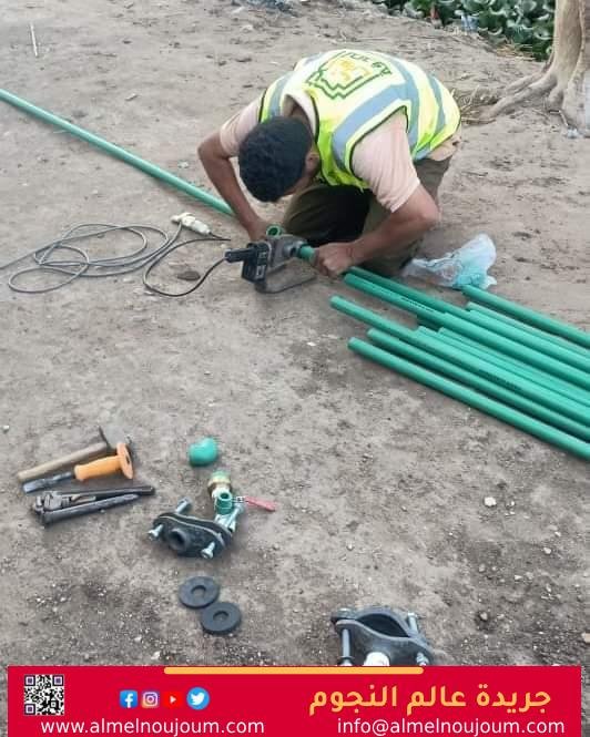  شركة مياه الشرب والصرف تنتهي من تركيب 80 وصلة مياه منزلية بالمجان للأسر الأكثر إحتياجاً بقرى مركز أبو حماد