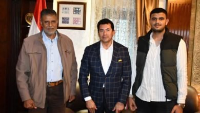 وزير الشباب والرياضة يلتقي أسرة الراحل محمد شوقي لاعب كفر الشيخ