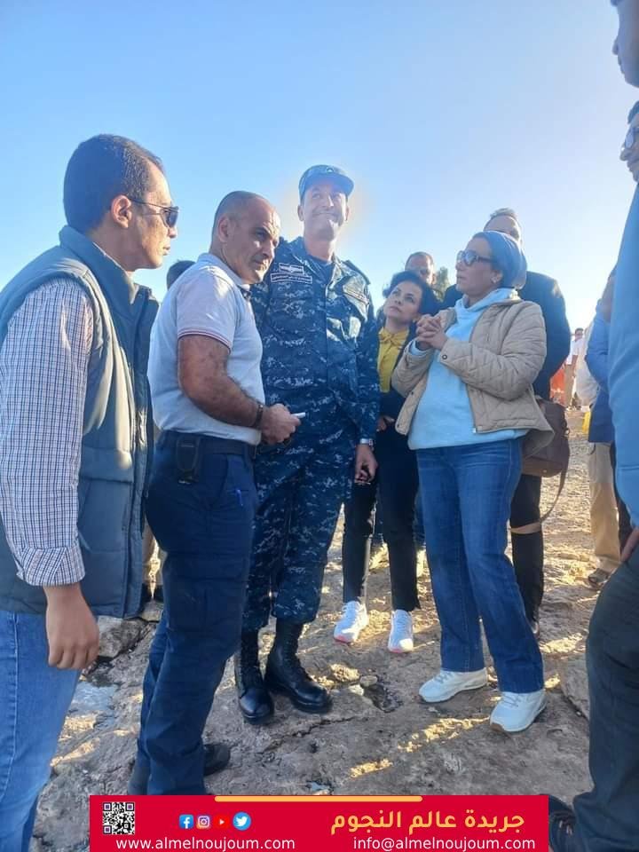 وزيرة البيئة تصل إلى محافظة البحر الأحمر لمتابعة حادث شحوط سفينة الشحن بالقصير 2 وزيرة البيئة تصل إلى محافظة البحر الأحمر لمتابعة حادث شحوط سفينة الشحن بالقصير