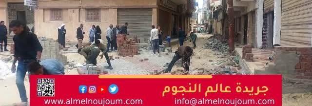 إستمرار تنفيذ أعمال تركيب بلاط الإنترلوك لإضفاء اللمسة الجمالية والحضارية لشوارع الحسيني 3 إستمرار تنفيذ أعمال تركيب بلاط الإنترلوك لإضفاء اللمسة الجمالية والحضارية لشوارع الحسيني