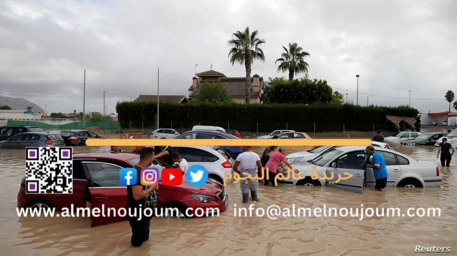 ارتفاع عدد ضحايا الفيضانات المدمرة في إسبانيا إلى 213 شخصًا بسبب الأمطار الغزيرة