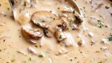 طريقة تحضير شوربة المشروم بالكريمة والدجاج من مطبخ عالم النجوم