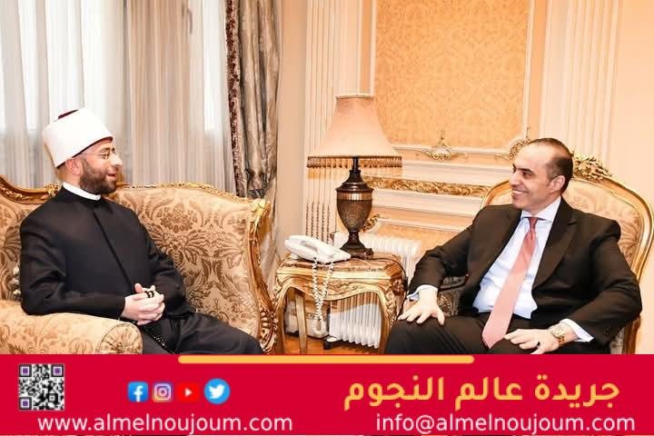 وزير الشئون النيابية والقانونية والتواصل السياسي يستقبل وزير الأوقاف لبحث سبل التعاون المشترك