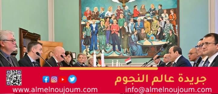 الرئيس السيسي يلتقي في العاصمة الدنماركية "كوبنهاجن" بالسيد "سورين جاد يانسن" رئيس البرلمان الدنماركي