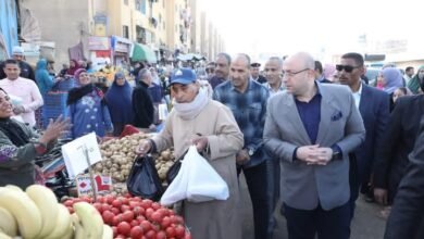 محافظ بني سويف يتفقد استمرار مبادرة سوق "اليوم الواحد" بكل المراكز والمدن