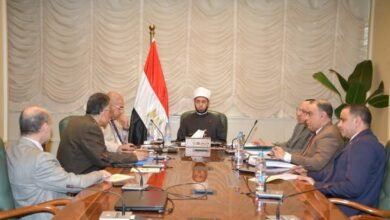 وزير الأوقاف يجتمع برئيس مجلس إدارة مستشفى الدعاة 