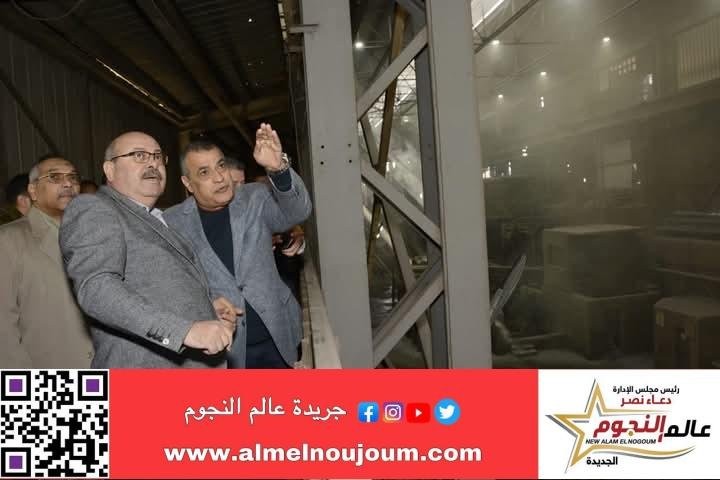وزير الدولة للإنتاج الحربي في زيارة مفاجئة لشركة أبو زعبل للصناعات الهندسية (مصنع 100 الحربي) 1 وزير الدولة للإنتاج الحربي في زيارة مفاجئة لشركة أبو زعبل للصناعات الهندسية (مصنع 100 الحربي)