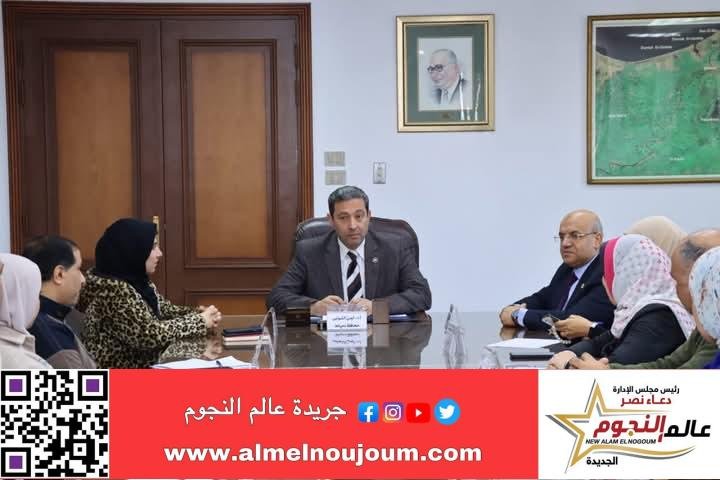 محافظ دمياط يجتمع مع مديرى الإدارات الهندسية بالوحدات المحلية لمناقشة عدد من ملفات العمل