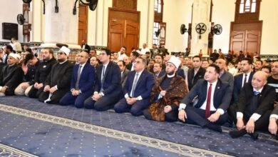 وزير الأوقاف ومحافظ الدقهلية يفتتحان مسجد تنمية المجتمع بقرية البجلات في مركز منية النصر 