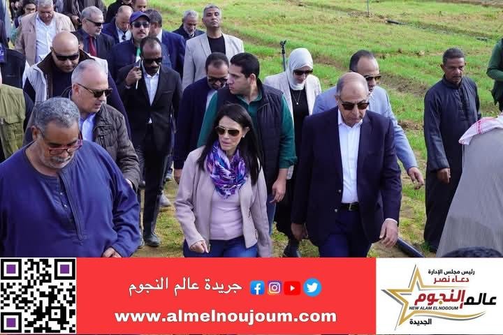 المشاط تتفقد أعمال تطور الري ومحطات الطاقة الشمسية والمدارس الحقلية والزراعية بمنطقة غرب سمالوط