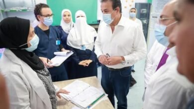 نائب رئيس مجلس الوزراء وزير الصحة يتفقد مستشفى إهناسيا التخصصي