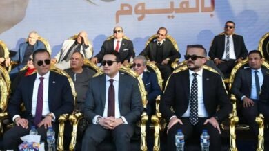 نائب محافظ الفيوم ونائب رئيس حزب مستقبل وطن يشهدان احتفالية "خير وطن" 