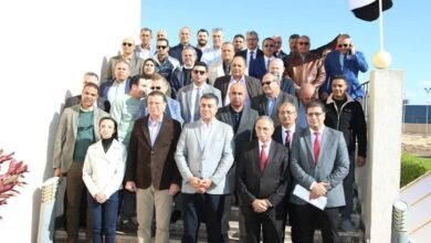 وزيرا الزراعة في مصر والأردن ومحافظ البحيرة يتفقدون مصنع النوبارية للسكر 