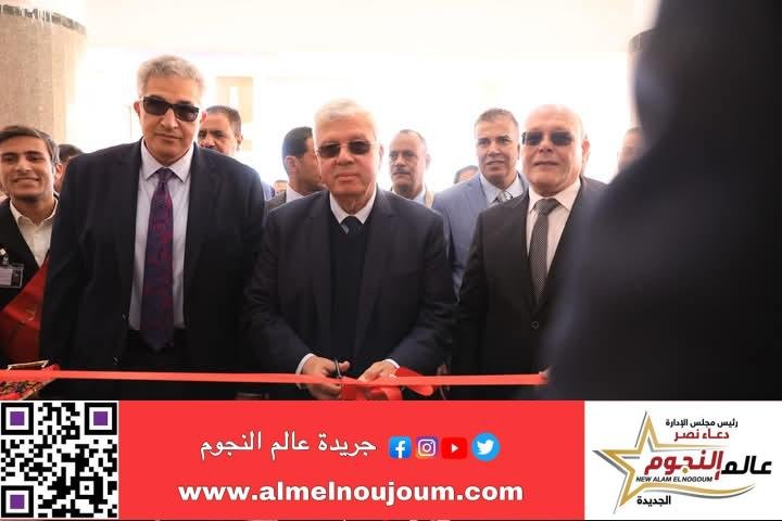 وزير التعليم العالي ورئيس جامعة سوهاج يفتتحان ويتفقدان عددًا من المشروعات التعليمية والصحية بجامعة سوهاج 