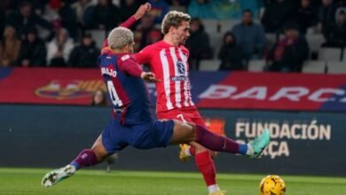 التشكيل المتوقع لمباراة برشلونة ضد أتلتيكو مدريد في الدوري الإسباني