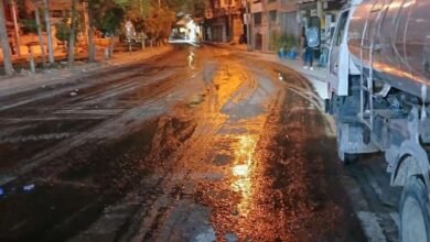محافظ الإسكندرية: ٤٠٪؜ نسبة أعمال رصف بشارع الترعة المردومة و٢٥٪؜ نسبة أعمال الرصف بمدخل أبيس ١و٢