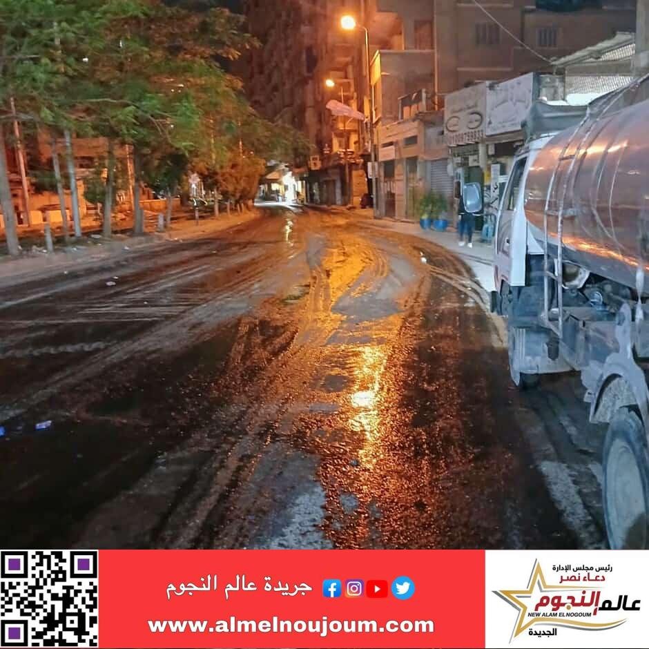 محافظ الإسكندرية: ٤٠٪؜ نسبة أعمال رصف بشارع الترعة المردومة و٢٥٪؜ نسبة أعمال الرصف بمدخل أبيس ١و٢