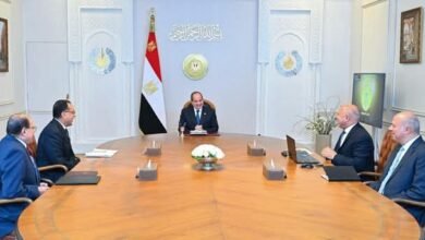 الرئيس السيسي يطلع على الموقف التنفيذي للمشروعات الخاصة بوزارة النقل والصناعة 