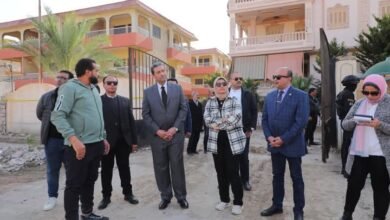 محافظ دمياط يجرى جولة موسعة بمدينة رأس البر لمتابعة الموقف التنفيذى لعدد من المشروعات