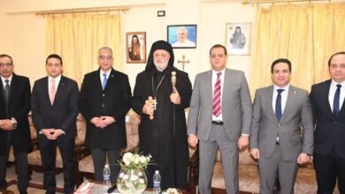 محافظ الفيوم يزور الكنائس ودير الأنبا إبرام لتقديم التهنئة للإخوة الأقباط بعيد الميلاد المجيد 