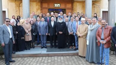 محافظ بني سويف يُهنئ قيادات وأبناء الطوائف المسيحية بعيد الميلاد المجيد 