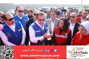 نائب رئيس مجلس الوزراء وزير الصحة يتفقد الحجر الصحي بمعبر رفح البري 2 نائب رئيس مجلس الوزراء وزير الصحة يتفقد الحجر الصحي بمعبر رفح البري