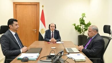 الدكتور سويلم يعقد إجتماعاً لمتابعة موقف "مشروع تحديث المنظومة المائية والتحول للري الذكي"