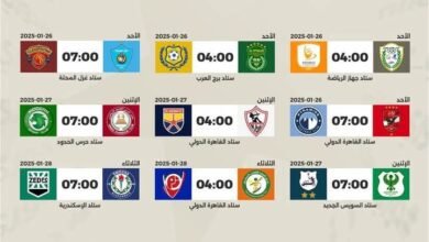 الجولة العاشرة من ( إيجيبشان ليج ) 