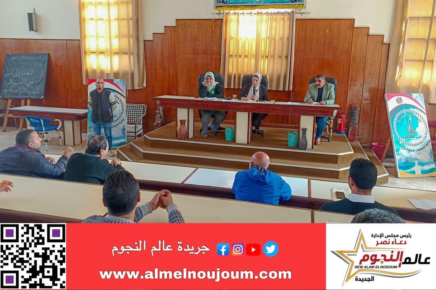 محافظ الإسكندرية: يؤكد على استمرار عقد لقاءات جماهيرية بالمواطنين على مستوى الأحياء للاستماع لهم ومناقشة مطالبهم