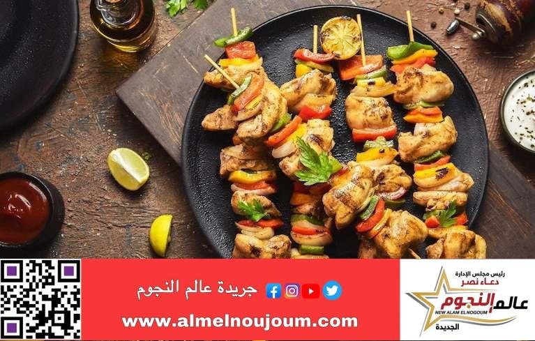طريقة تحضير شيش طاووق من مطبخ عالم النجوم