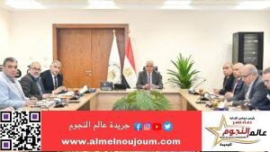 الدكتور سويلم يتابع موقف دراسة "إعادة تأهيل المناطق الزراعية فى شمال الدلتا