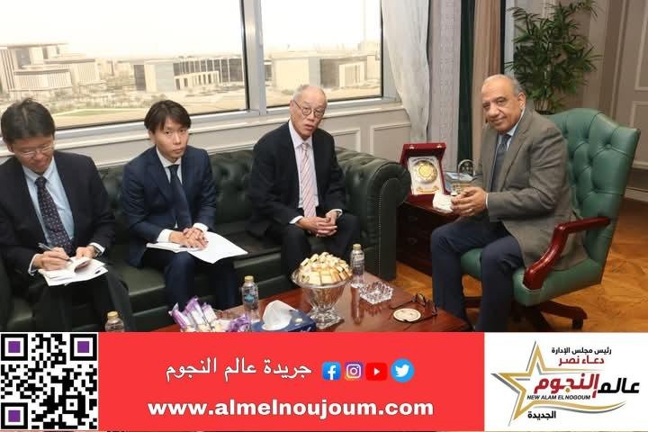عصمت يبحث مع سفير اليابان بالقاهرة سبل دعم وتعزيز فرص الشراكة والتعاون والاستثمار 
