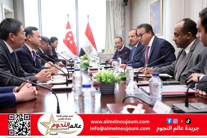 عبدالغفار يستقبل وزير الدولة الأول للدفاع والقوى العاملة بدولة سنغافورة