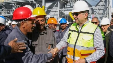 شيمي يختتم جولته في جنوب الصعيد بزيارة ميدانية للشركة المصرية للسبائك الحديدية