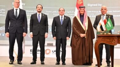 الرئيس عبد الفتاح السيسي ونظيره القبرصى يشهدان توقيع اتفاق تعاون في مجال الطاقة بين مصر والسعودية