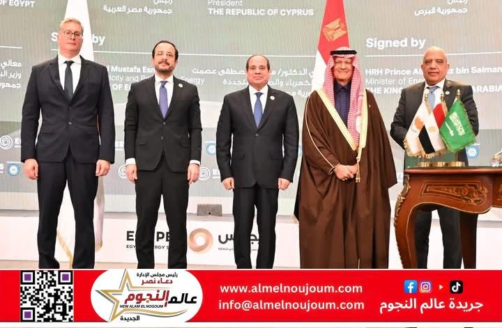 الرئيس عبد الفتاح السيسي ونظيره القبرصى يشهدان توقيع اتفاق تعاون في مجال الطاقة بين مصر والسعودية 2 الرئيس عبد الفتاح السيسي ونظيره القبرصى يشهدان توقيع اتفاق تعاون في مجال الطاقة بين مصر والسعودية