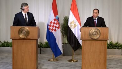 رئيس الوزراء: هناك توافق بين مصر وكرواتيا بشأن ما يتعلق بالحل الدائم والعادل للقضية الفلسطينية