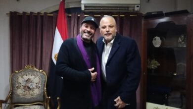 تامر عبدالمنعم وعلي الحجار في البروفات النهائية لحفل عيد الحب 