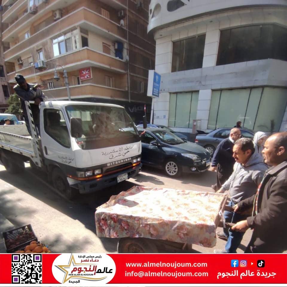 محافظ الإسكندرية يوجه بحملة لإزالة الإشغالات وردع الاحتكار بالأسواق